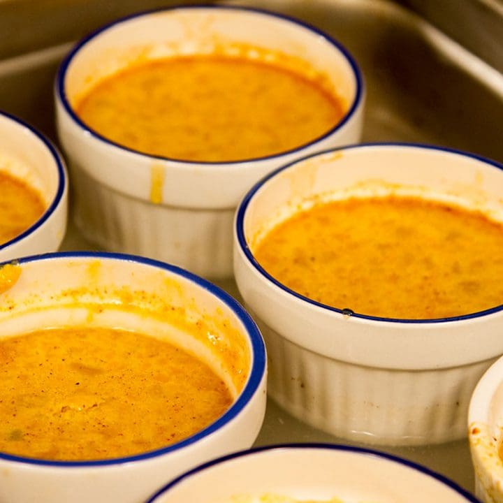 Crème caramel à la citrouille