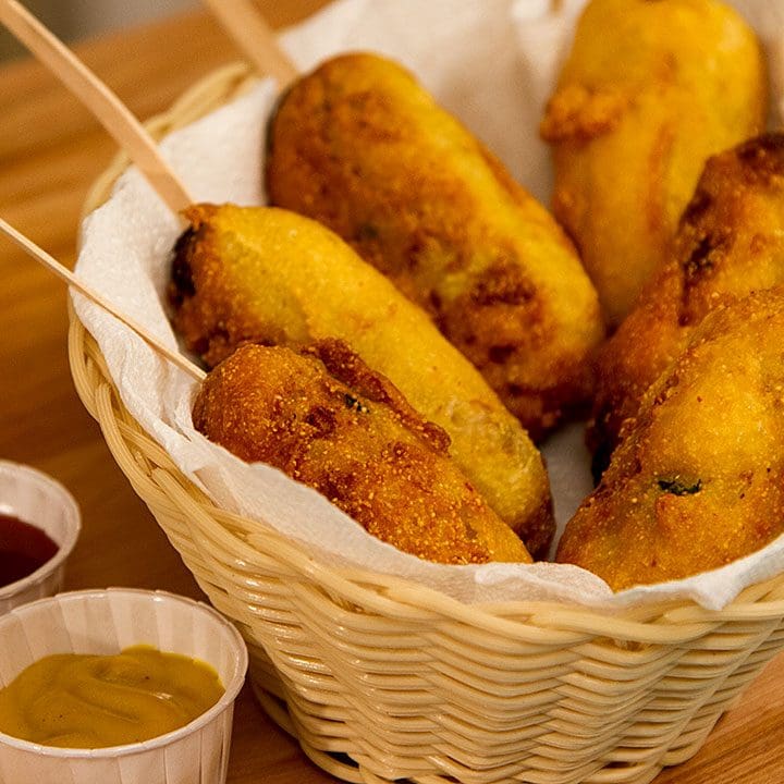 Pogos au poulet