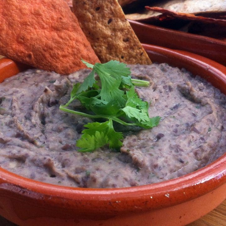 Trempette aux haricots noirs