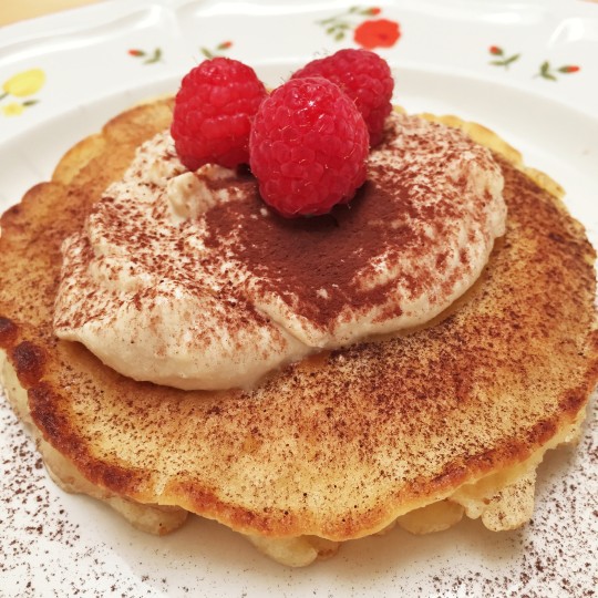 Recette de pancake au tiramisu selon Bob le Chef