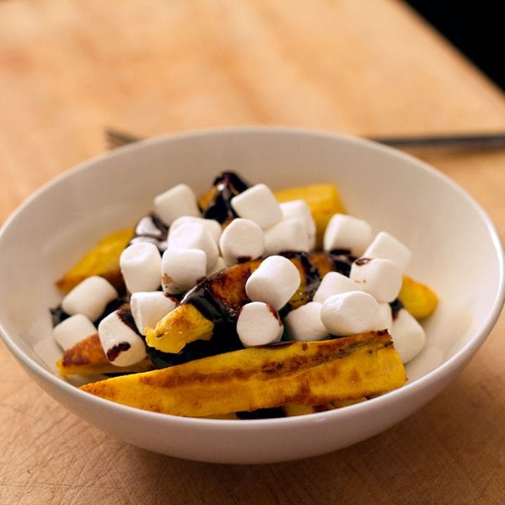 Poutine dessert au plantain