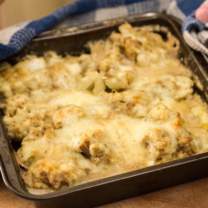 Gratin de chou-fleur au coco & curry selon Cécile TopChrono