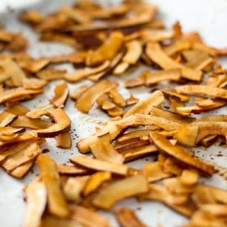 Faux bacon à la noix de coco