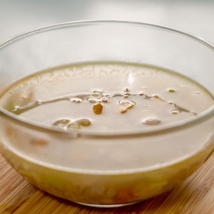 Soupe poulet (ou dinde) et nouilles