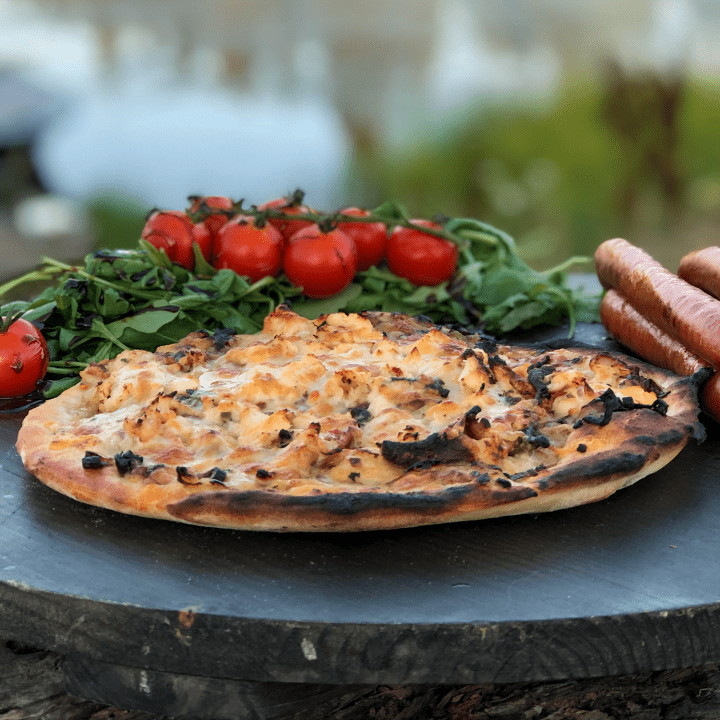 Pizza "Shore Lunch" à la truite fumée