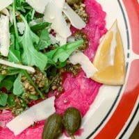 Carpaccio de bœuf façon Misto