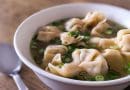 Soupe won ton maison