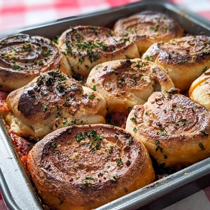Pizza renversée (trempette à saveur de pizza)