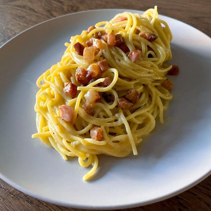 Pasta carbonara (les vraies)