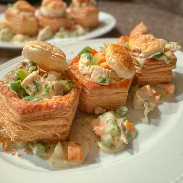 Vol-au-vent au poulet classique
